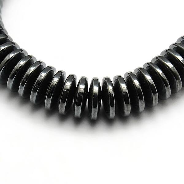 Grade AA Non-magnetic Synthetic Hematite Beads Strands