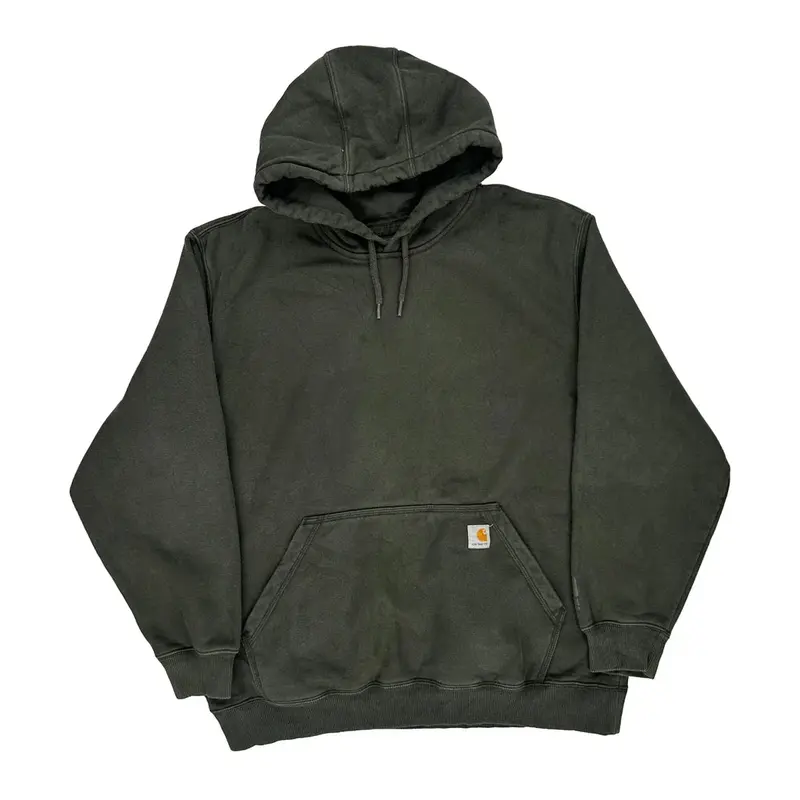 Carhartt Hoodie - XL Grey Cotton Blend