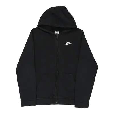 Age 13-14 Nike Hoodie - XL Black Cotton Blend