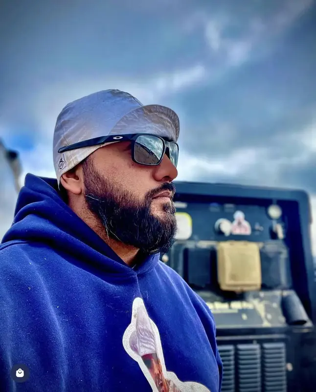 Rod Shield 4 Panel Welding Cap made of 100% Cotton