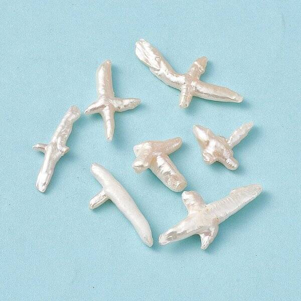Baroque Natural Keshi Pearl Beads