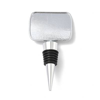 Alloy with Epoxy Wine Bottle Stoppers Cabochon Settings