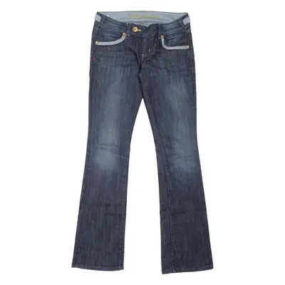 GUESS Premium Womens Jeans Blue Slim Bootcut Stone Wash W27 L33