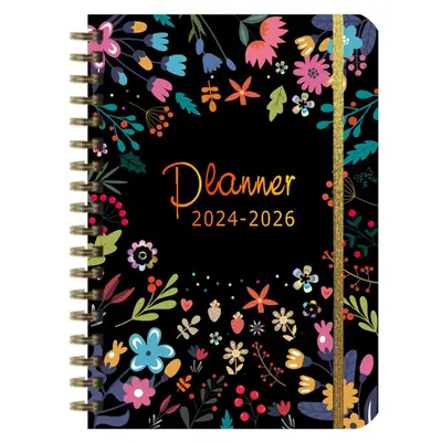 2024-2026 Monthly Planner Calendar, 1 Count Annual Schedule Notebook, College Study Supplies, Summer Gift, Office Accessori...