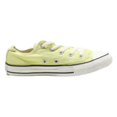 CONVERSE Low Top Trainers Yellow Canvas Girls UK 1.5