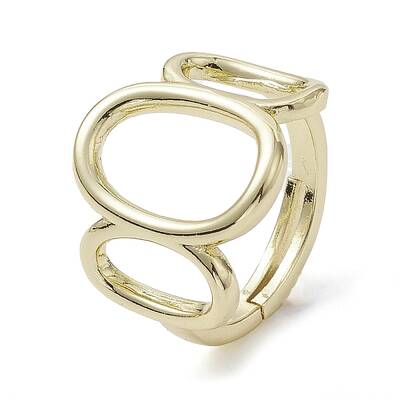 Rack Plating Brass Adjustable Rings