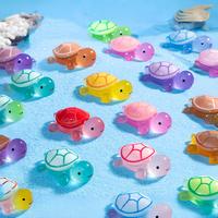 Random Color Luminous Turtle Decoration, 10/20pcs Mini Turtle Designs Ornaments, Diy Micro Landscape Mini Desktop Car Decorat...