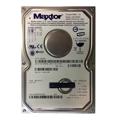 0KG388 Dell 80GB 7200RPM ATA-100 8MB Cache 3.5-Inch Hard Drive