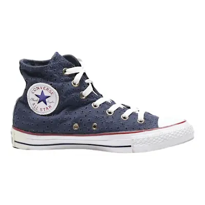 CONVERSE High Top Trainers Blue Canvas Womens UK 5