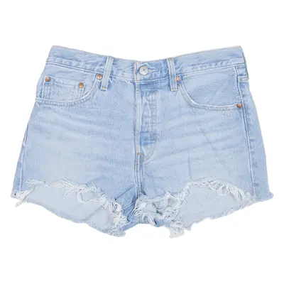 LEVI'S 501 BIG E Womens Denim Shorts Blue S W27