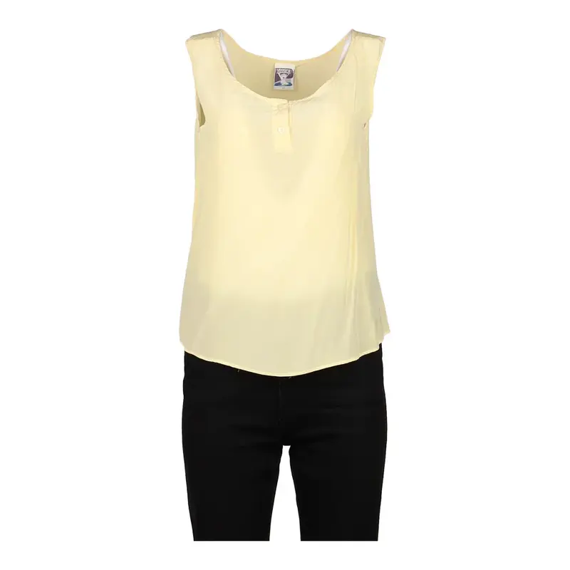 Yessica Top - Medium Yellow Silk