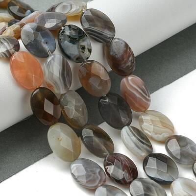 Natural Botswana Beads Strands