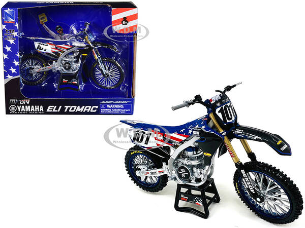 Yamaha YZ450F Dirt Bike Motorcycle 101 Eli Tomac American Flag Livery \