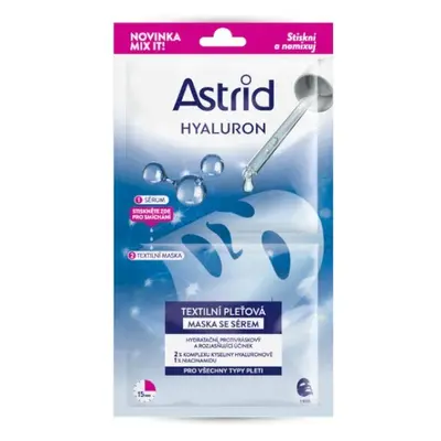 Astrid Maschera Viso In Tessuto Con Siero Per Tutti I Tipi Di Pelle Hyaluron 1 Pezzi