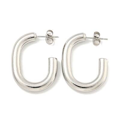 Non-Tarnish Ion Plating(IP) 304 Stainless Steel Stud Earrings for Women
