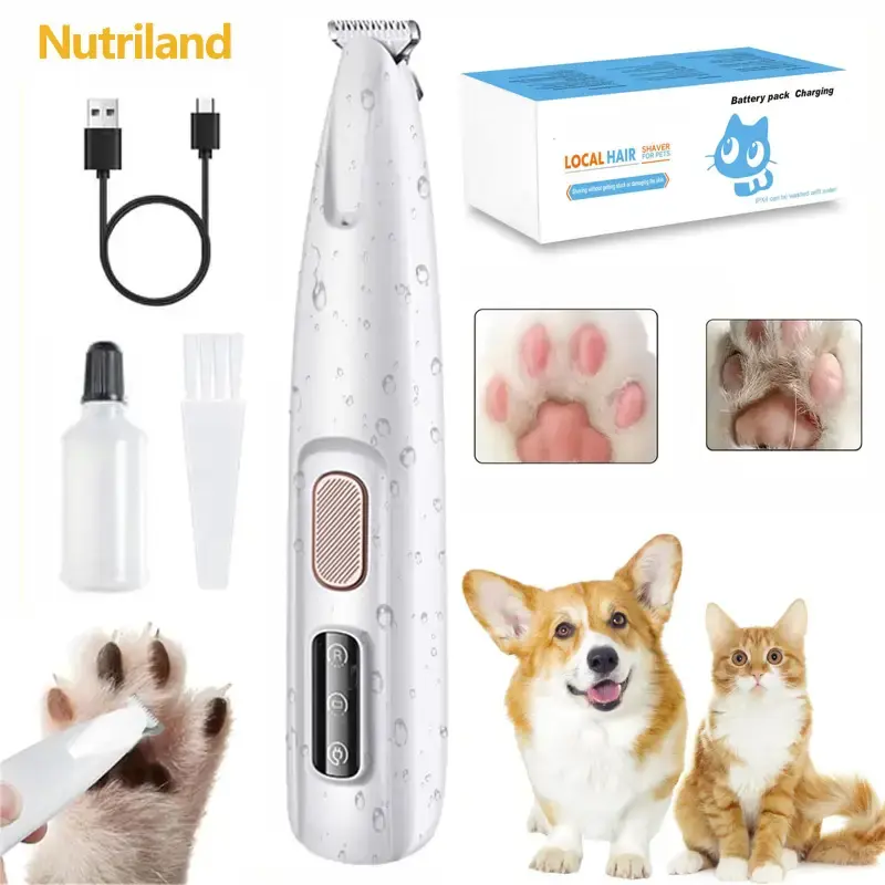 2025 Summer New Paw Hair Trimmer Pet Clippers, cat and dog face, ear, eye, foot hair, Hair Clippers. Pet Universal