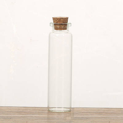 Glass Cork Bottles Ornament