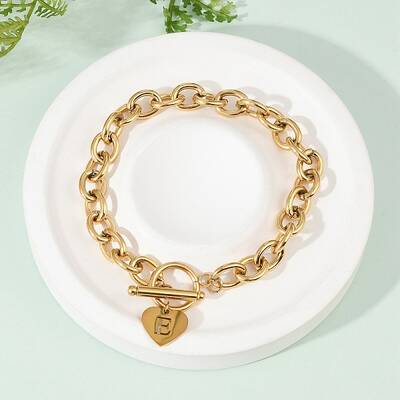 Golden 304 Stainless Steel Charm Bracelets