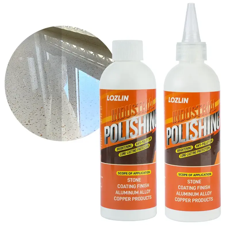 LOZLIN Industrial Polishing Paste - Stainless Steel & Metal Polish for Countertops Furniture Stone Care Renovation Mirror Fin...