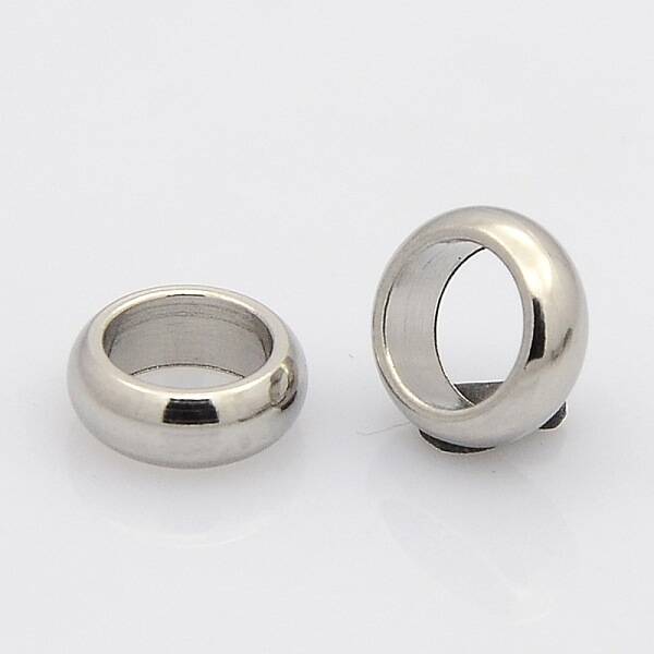 Tarnish Resistant Ring 304 Stainless Steel Spacer Beads