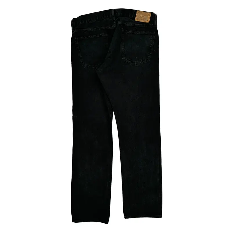 Polo By Ralph Lauren Slim Fit Jeans - 35W 32L Black Cotton