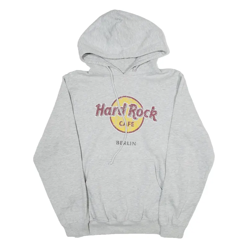 HARD ROCK CAFE Berlin Womens Grey Hoodie M