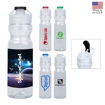 150 Customized Venice 28 oz Sport Bottle w/ Integrated Handle - ...