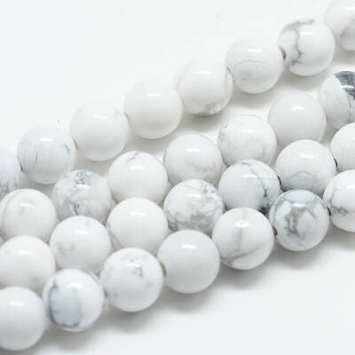 Natural Howlite Beads Strands