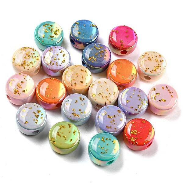 Opaque Acrylic European Beads