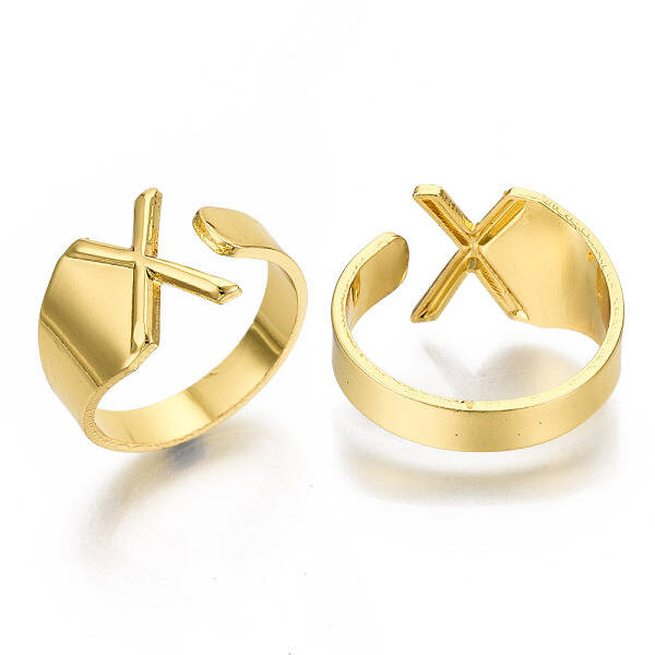 Alloy Cuff Finger Rings