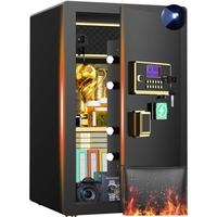 TNTANTS 5.5 Cuft Large Safe Box, Digital Board, With Fireproof Document Bag & Alarm System for Home or Office Security, for C...