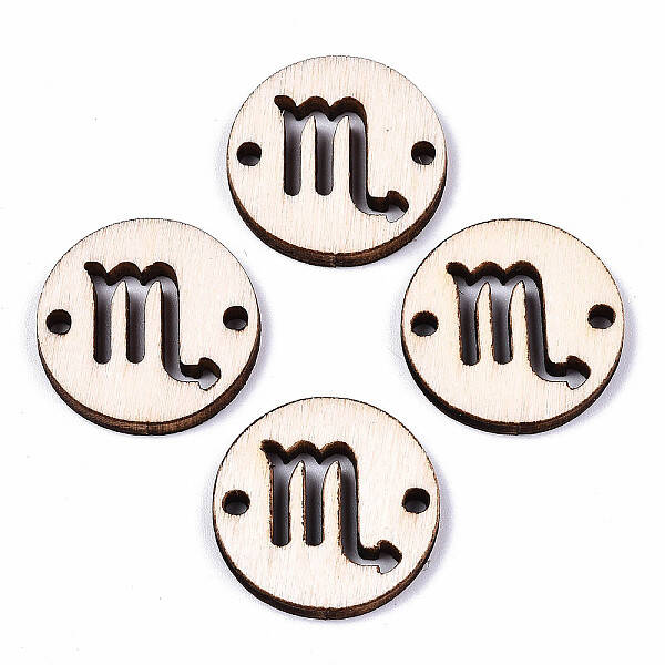 Unfinished Natural Poplar Wood Links Connectors