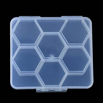 Transparent Plastic Bead Containers