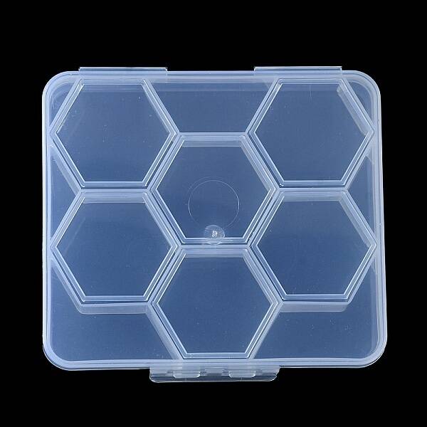 Transparent Plastic Bead Containers