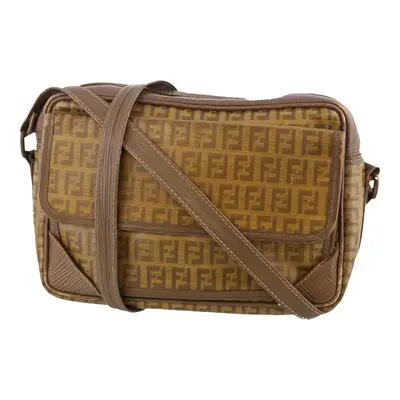 Monogram Fendi Crossbody Bag - No Size Brown Leather