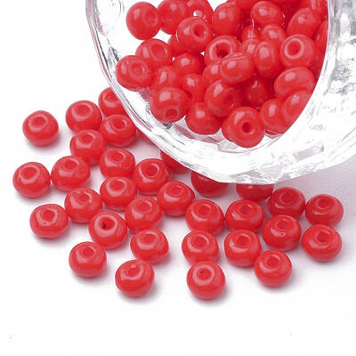 6/0 Baking Paint Glass Seed Beads