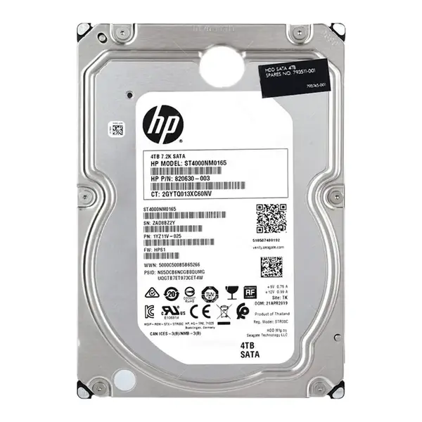 ST4000NM0165 Seagate 4TB 6Gb/s SATA 7200 3.5-inch 64MB Hard Drive