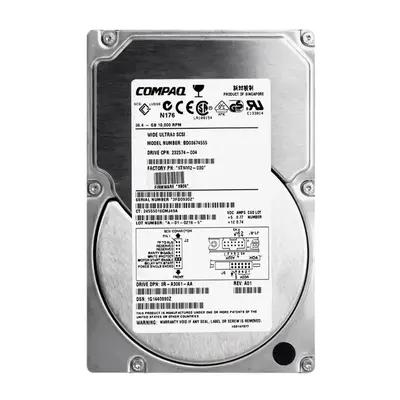 232574-004 HP 36.4GB Ultra-160 SCSI 10000 3.5-inch Hard Drive