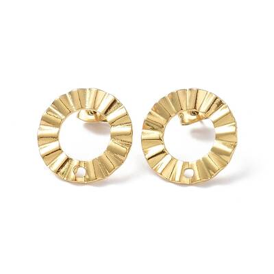 Ion Plating(IP) 304 Stainless Steel Stud Earring Finding