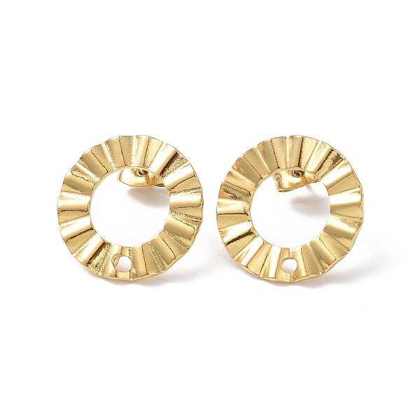 Ion Plating(IP) 304 Stainless Steel Stud Earring Finding