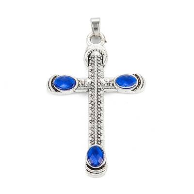 Tibetan Style Alloy Rhinestone Pendants