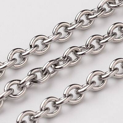 Tarnish Resistant 304 Stainless Steel Cable Chains