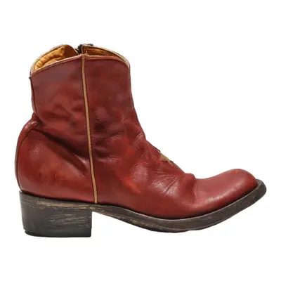 OLD GRINGO Cowboy Boots Red Leather Womens UK 6.5