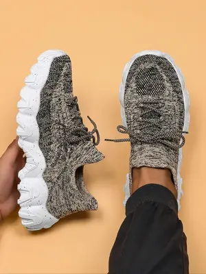 Men's Casual Lace Up Mesh Breathable Comfortable Sneakers, Shoes for Men, Shoes for Summer 2024, Lightweight Running Shoes, P...