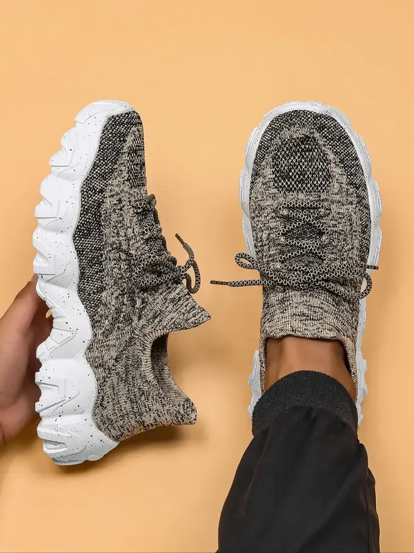 Men's Casual Lace Up Mesh Breathable Comfortable Sneakers, Shoes for Men, Shoes for Summer 2024, Lightweight Running Shoes, P...