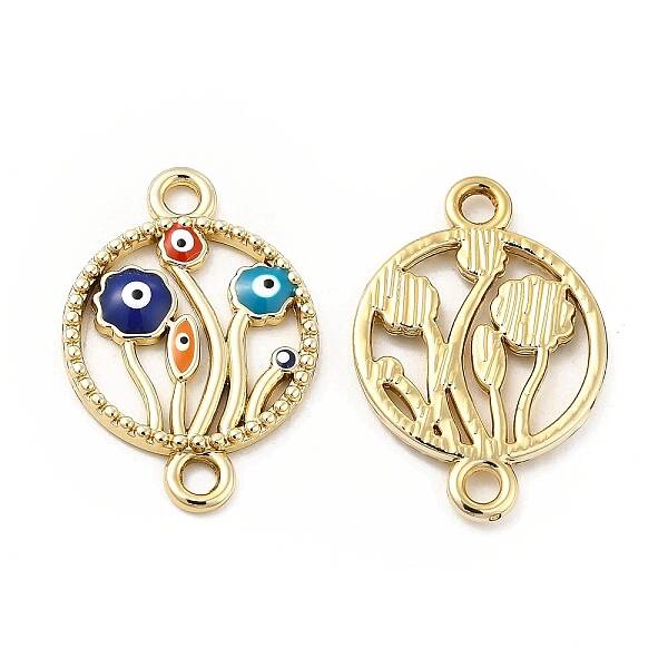 Alloy Enamel Connector Charms