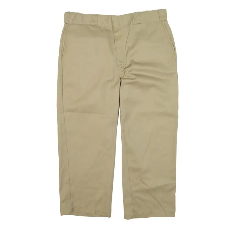 DICKIES Workwear Trousers Beige Regular Straight Mens W36 L24