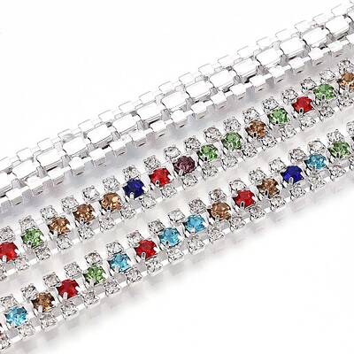 Iron Rhinestone Cup Chains