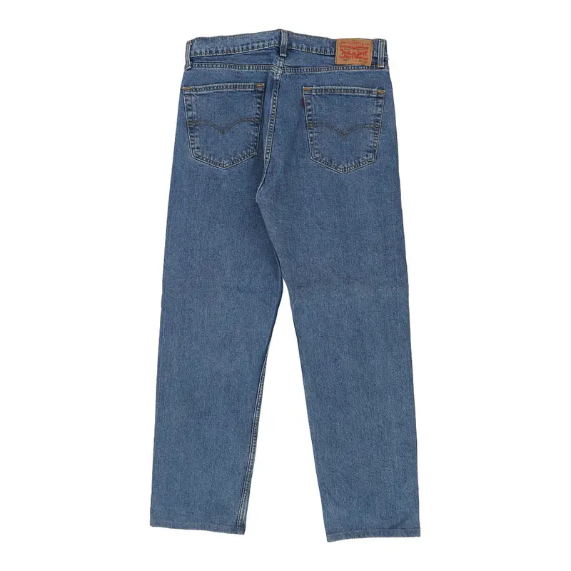505 Levis Jeans - 36W 32L Blue Cotton