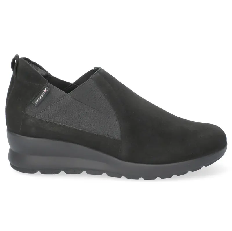 Mephisto Pavlova Leather Women's Slip On Shoes - Black - Size:US 9.5 Women